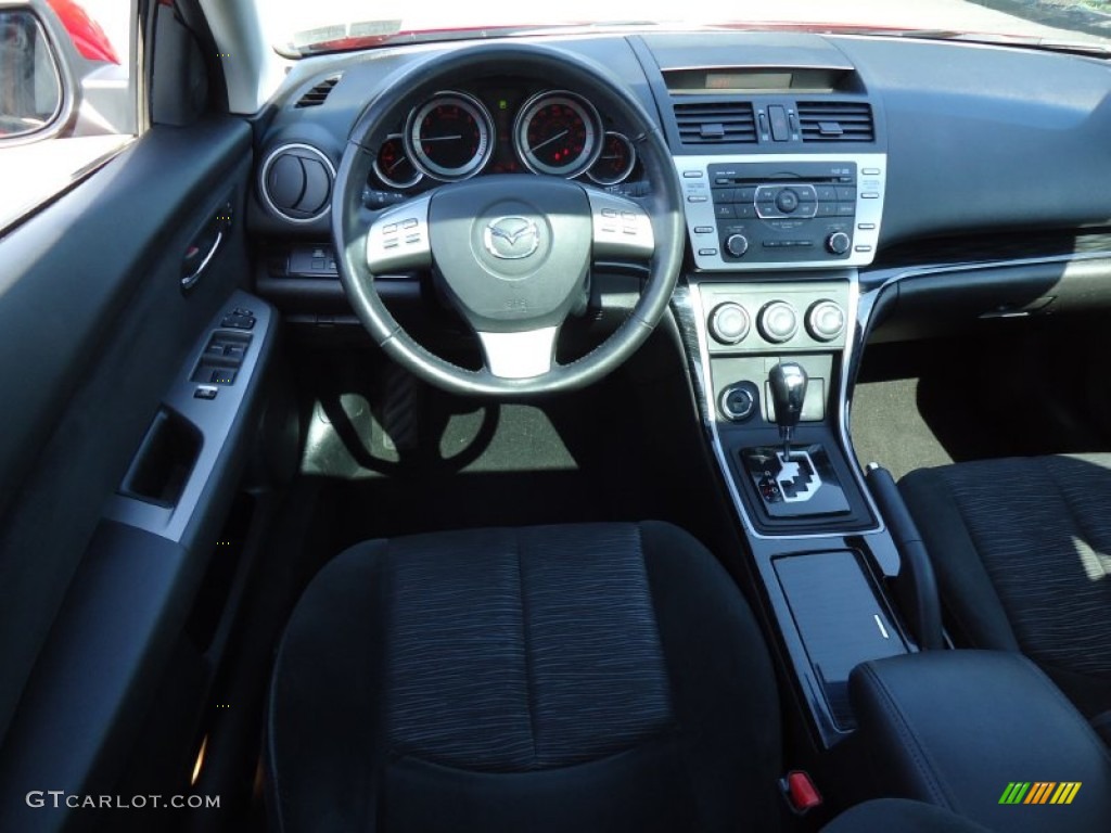 2009 Mazda MAZDA6 i Touring Black Dashboard Photo #68410715