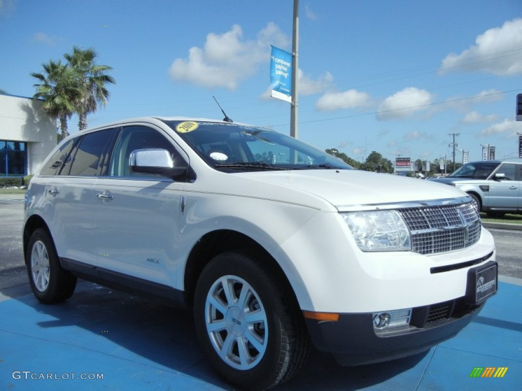 2010 MKX FWD - White Platinum Tri-Coat / Light Camel photo #7