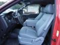 Steel Gray Front Seat Photo for 2012 Ford F150 #68411513
