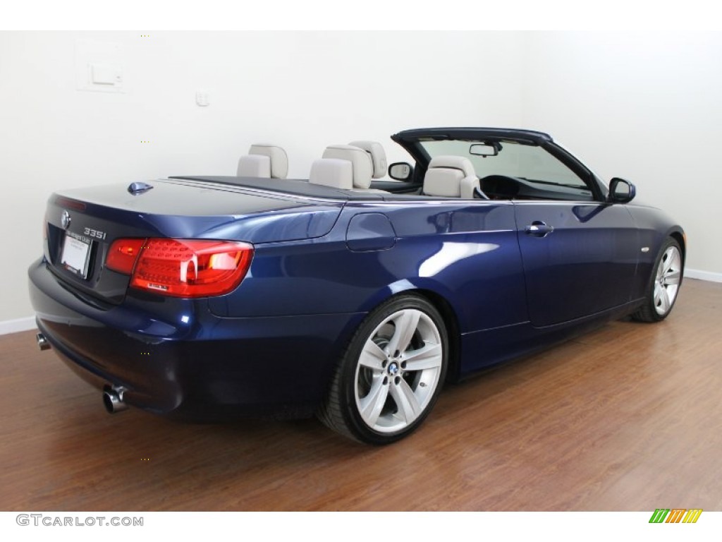 2011 3 Series 335i Convertible - Deep Sea Blue Metallic / Oyster/Black Dakota Leather photo #5