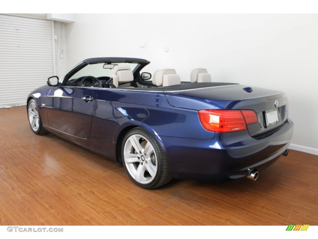 2011 3 Series 335i Convertible - Deep Sea Blue Metallic / Oyster/Black Dakota Leather photo #6