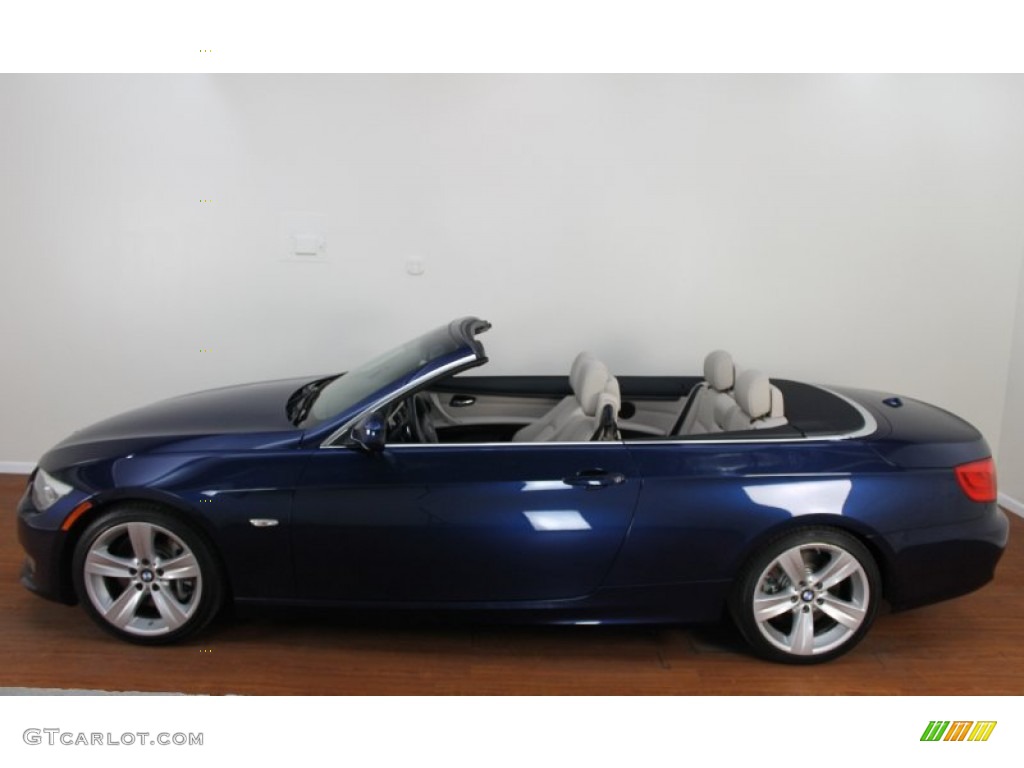 2011 3 Series 335i Convertible - Deep Sea Blue Metallic / Oyster/Black Dakota Leather photo #12