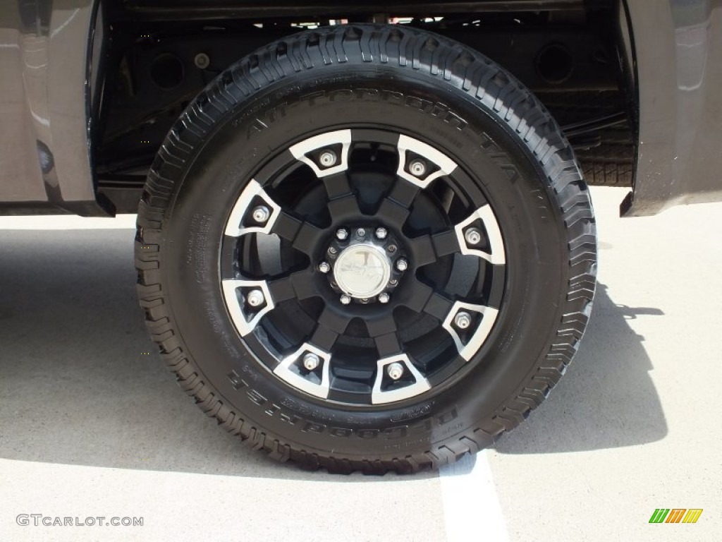 2010 Sierra 1500 SLE Crew Cab 4x4 - Storm Gray Metallic / Dark Titanium/Light Titanium photo #49