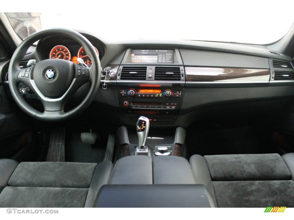 2009 BMW X6 xDrive50i Black Alcantara/Leather Dashboard Photo #68412245