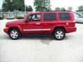 2010 Inferno Red Crystal Pearl Jeep Commander Sport 4x4  photo #12