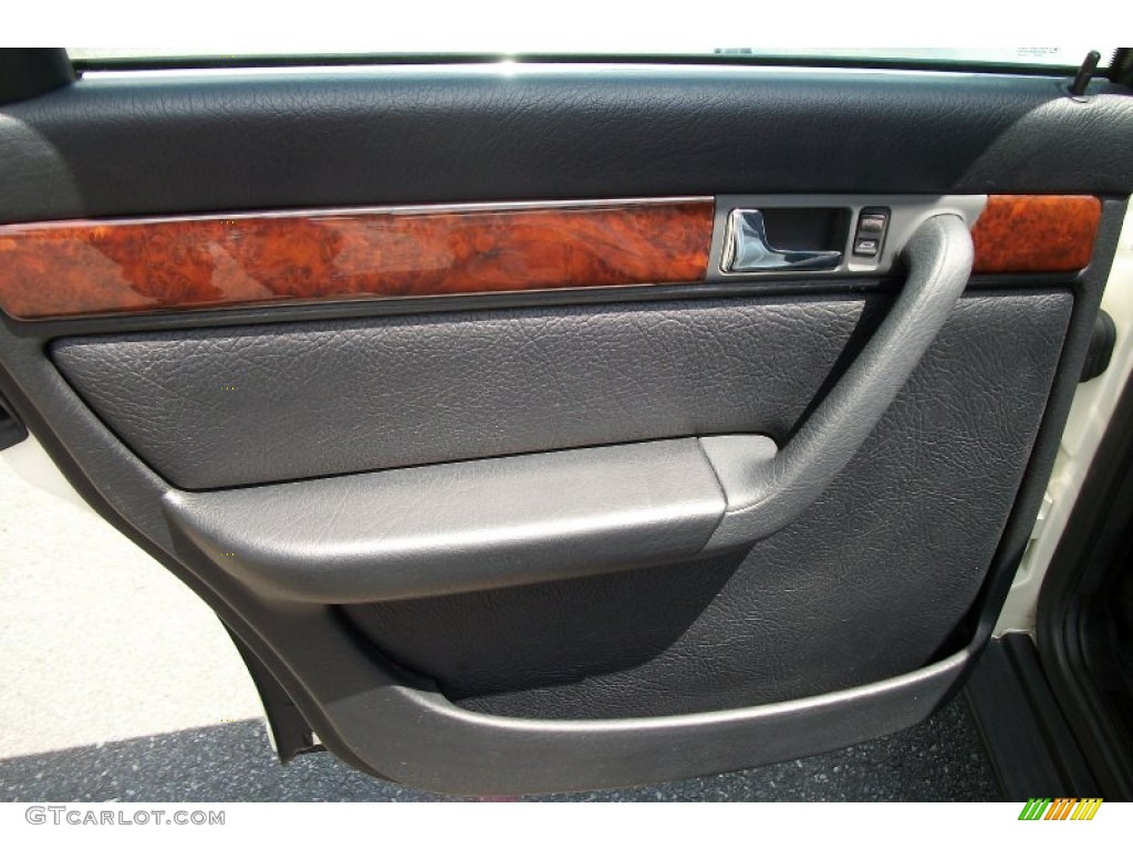 1994 Audi S4 quattro Sedan Black Door Panel Photo #68413934