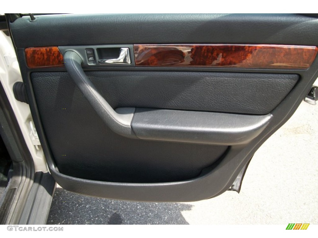 1994 Audi S4 quattro Sedan Black Door Panel Photo #68413949
