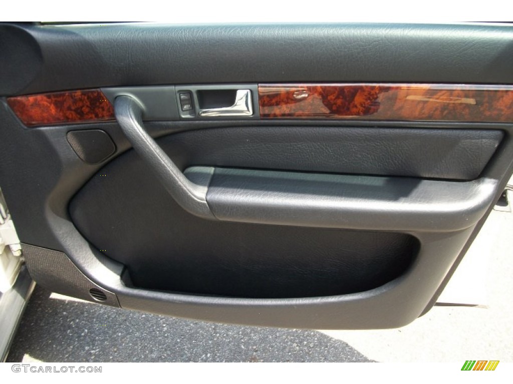 1994 Audi S4 quattro Sedan Black Door Panel Photo #68413958