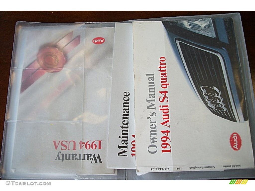 1994 Audi S4 quattro Sedan Books/Manuals Photo #68414246