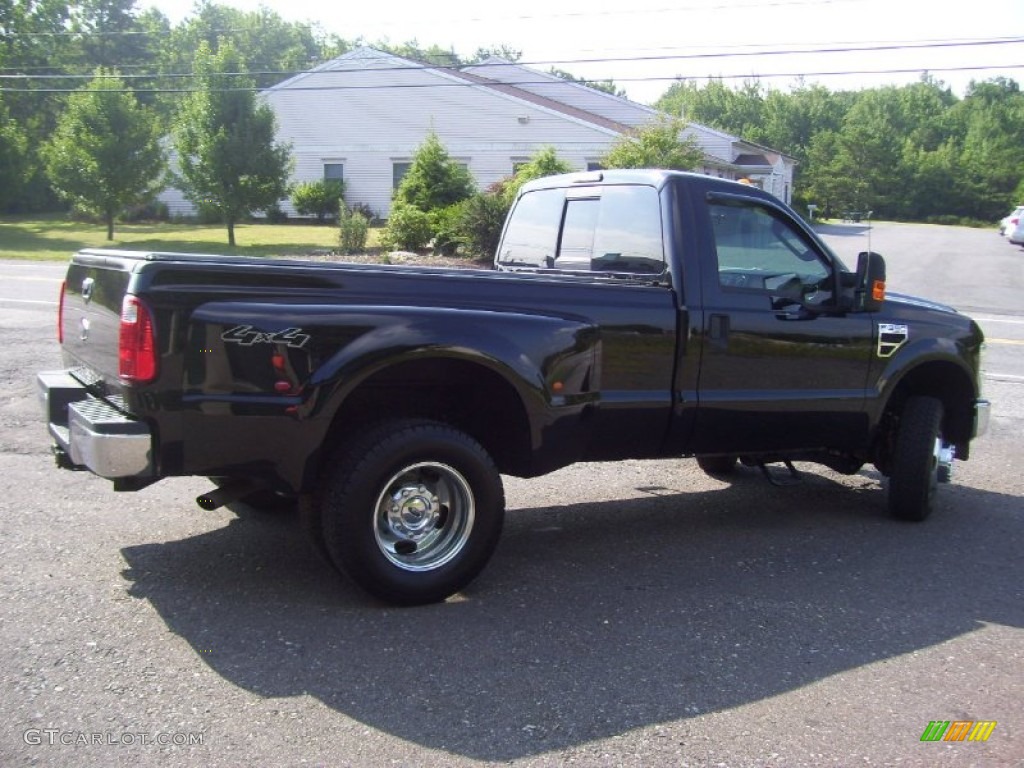 Black 2010 Ford F350 Super Duty XLT Regular Cab 4x4 Dually Exterior Photo #68415434