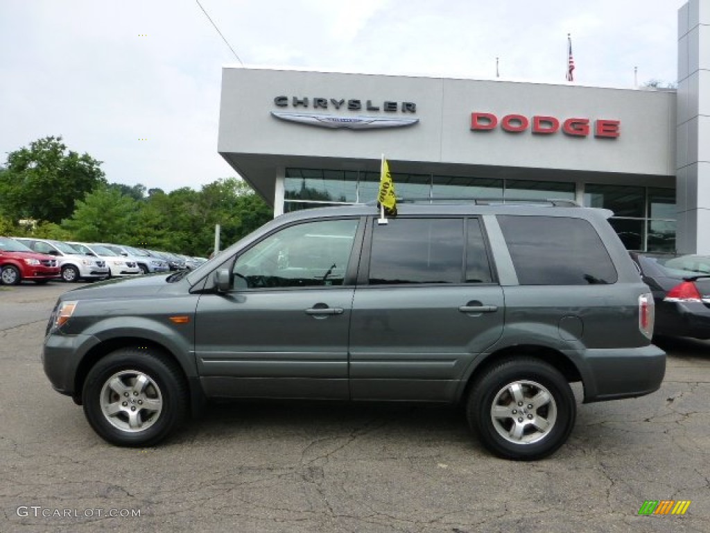 2007 Pilot EX 4WD - Nimbus Gray Metallic / Gray photo #2