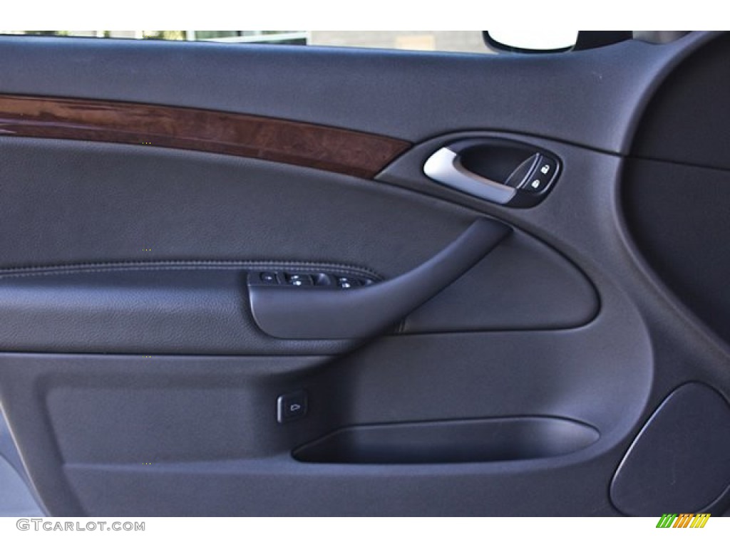 2010 Saab 9-3 2.0T Sport Sedan Black Door Panel Photo #68415743