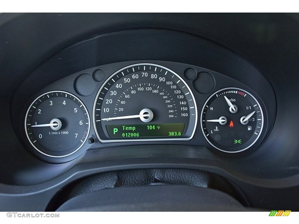 2010 Saab 9-3 2.0T Sport Sedan Gauges Photo #68415776