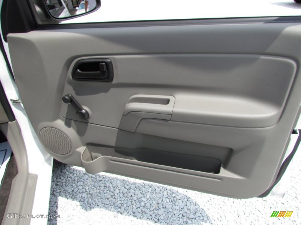 2007 Chevrolet Colorado LS Extended Cab 4x4 Medium Pewter Door Panel Photo #68416052