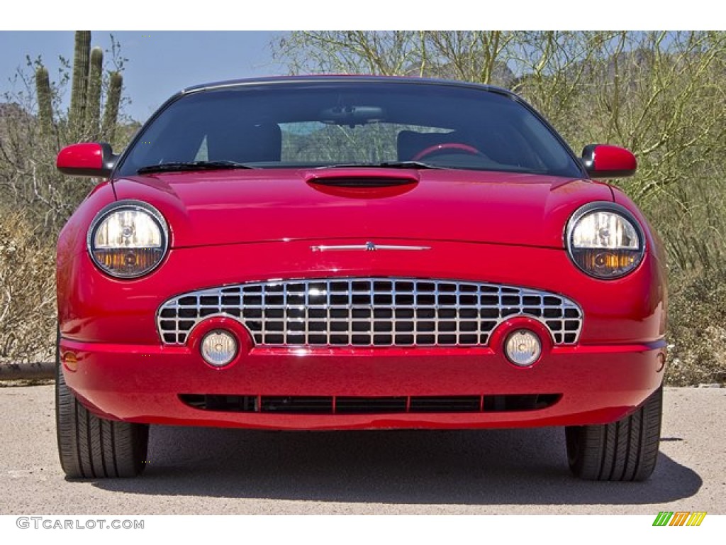 Torch Red 2002 Ford Thunderbird Premium Roadster Exterior Photo #68416781