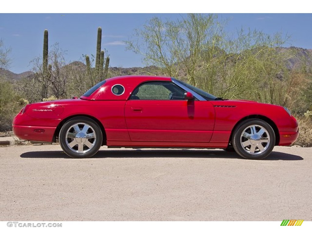 Torch Red 2002 Ford Thunderbird Premium Roadster Exterior Photo #68416805