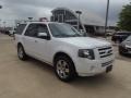 2009 White Platinum Tri-Coat Metallic Ford Expedition Limited  photo #2