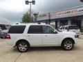 2009 White Platinum Tri-Coat Metallic Ford Expedition Limited  photo #6