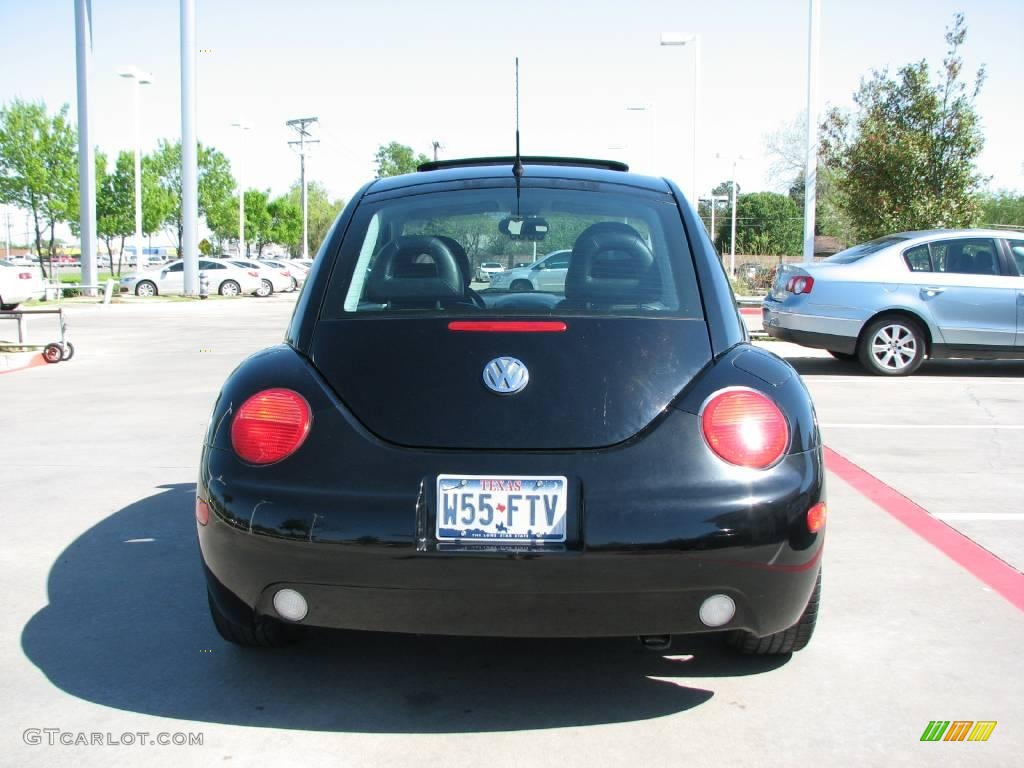 2001 New Beetle GLX 1.8T Coupe - Black / Black photo #4