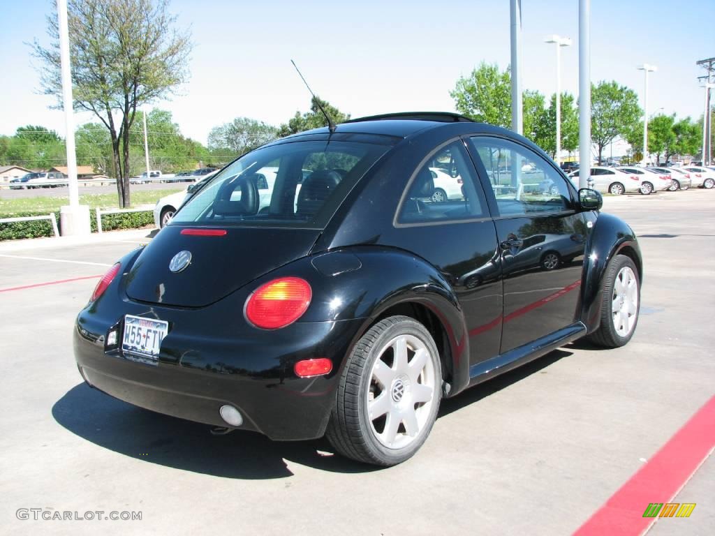 2001 New Beetle GLX 1.8T Coupe - Black / Black photo #5