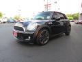 2010 Midnight Black Metallic Mini Cooper S Convertible  photo #3