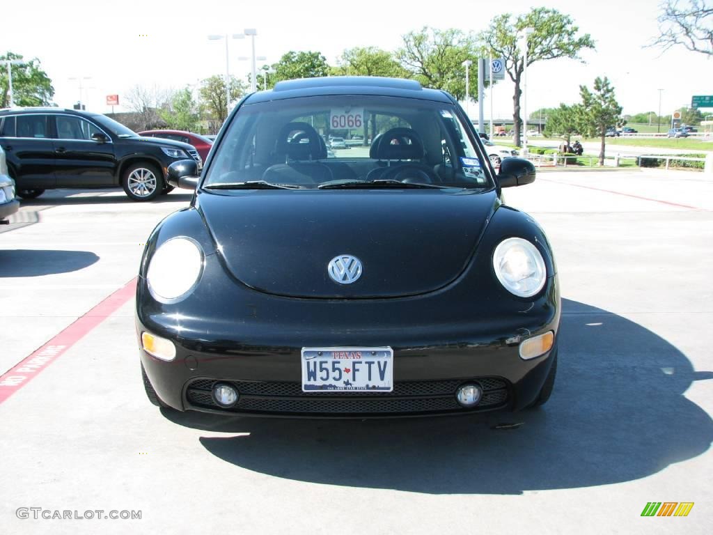 2001 New Beetle GLX 1.8T Coupe - Black / Black photo #8