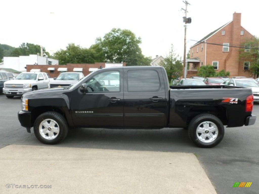 2012 Silverado 1500 LT Crew Cab 4x4 - Black / Ebony photo #4