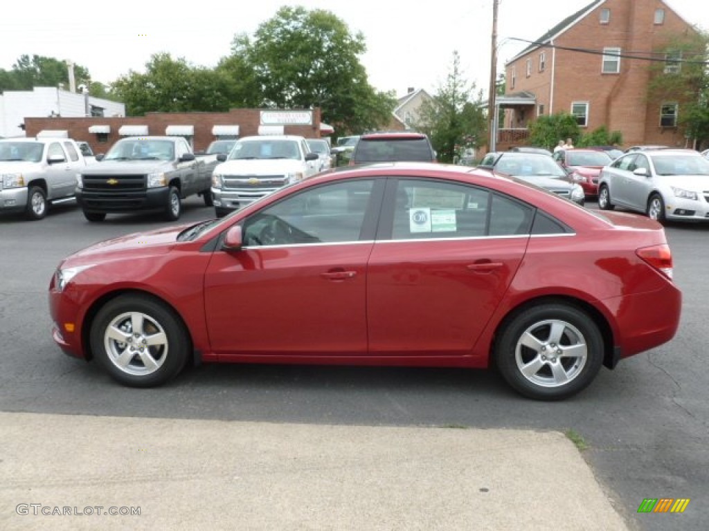 2012 Cruze LT - Crystal Red Metallic / Jet Black photo #4