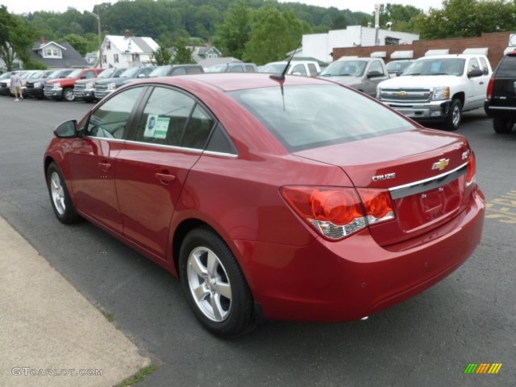 2012 Cruze LT - Crystal Red Metallic / Jet Black photo #5