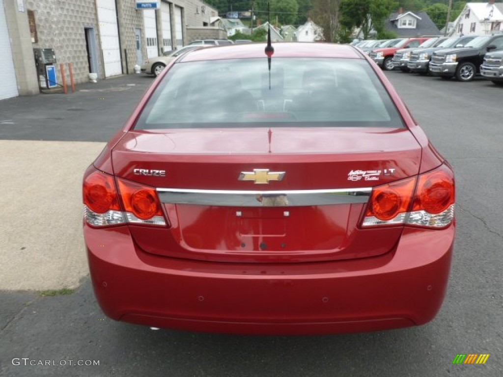 2012 Cruze LT - Crystal Red Metallic / Jet Black photo #6