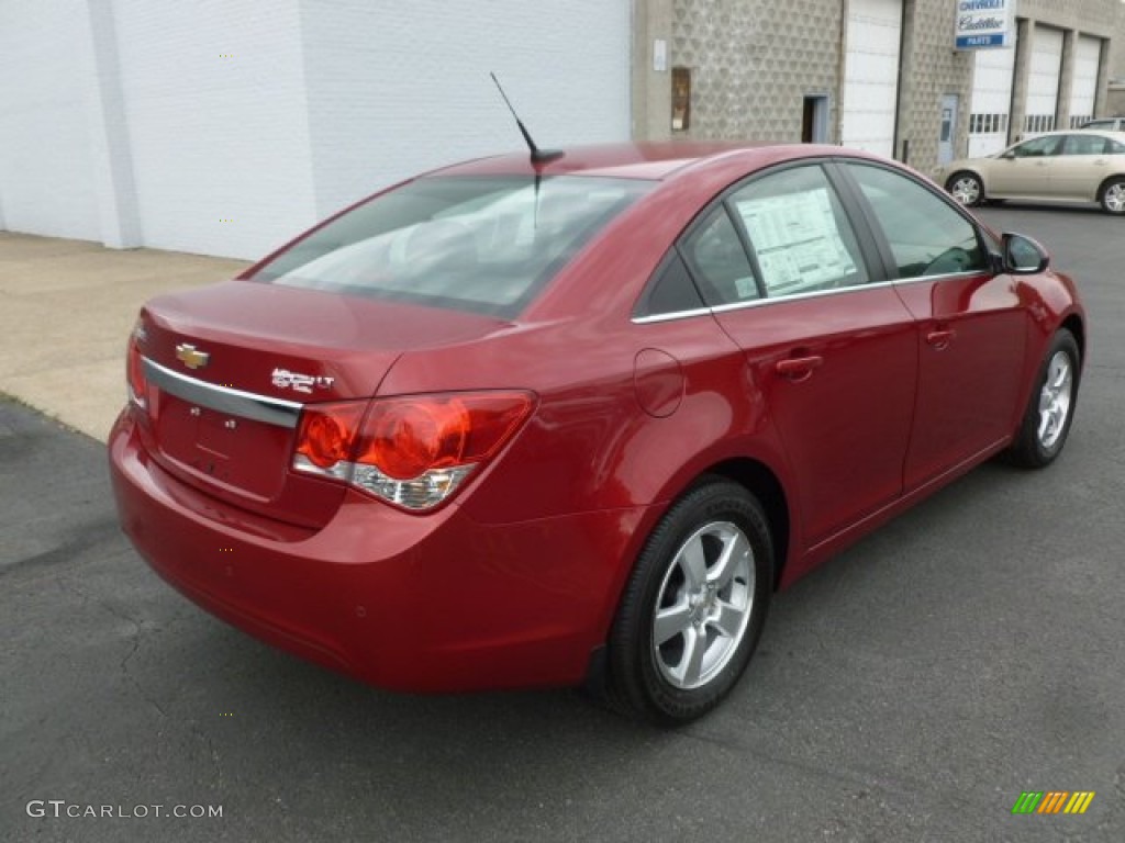 2012 Cruze LT - Crystal Red Metallic / Jet Black photo #7