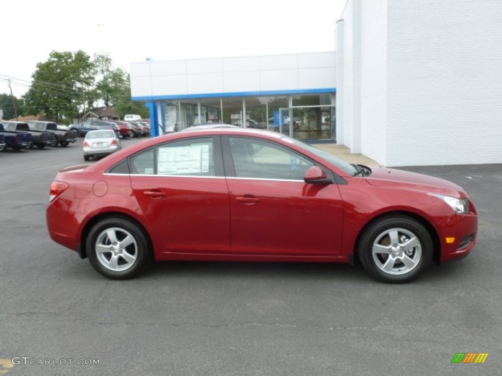 2012 Cruze LT - Crystal Red Metallic / Jet Black photo #8