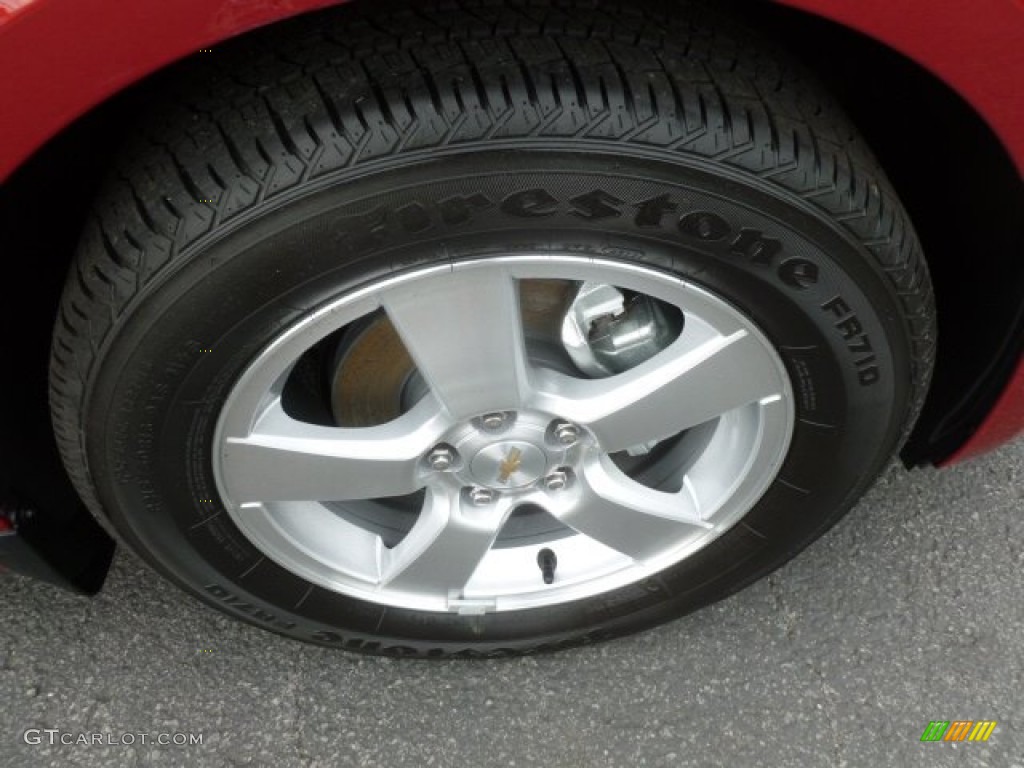 2012 Cruze LT - Crystal Red Metallic / Jet Black photo #9