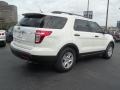 2011 White Suede Ford Explorer FWD  photo #3