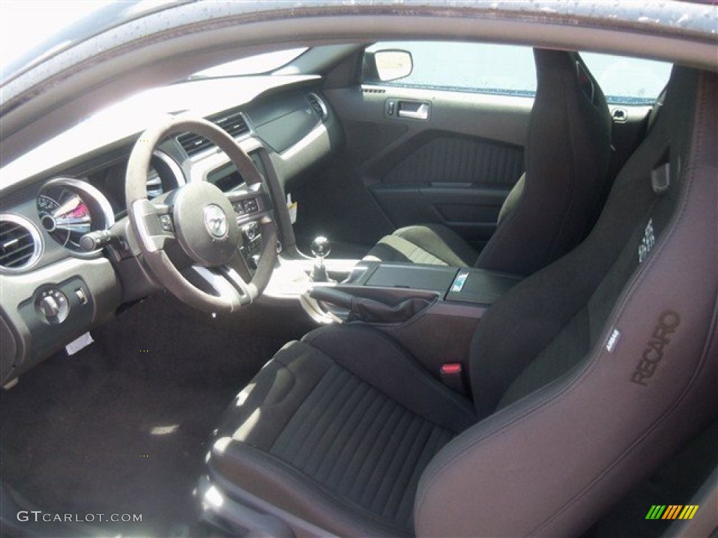 Charcoal Black/Recaro Sport Seats Interior 2013 Ford Mustang Boss 302 Laguna Seca Photo #68420537