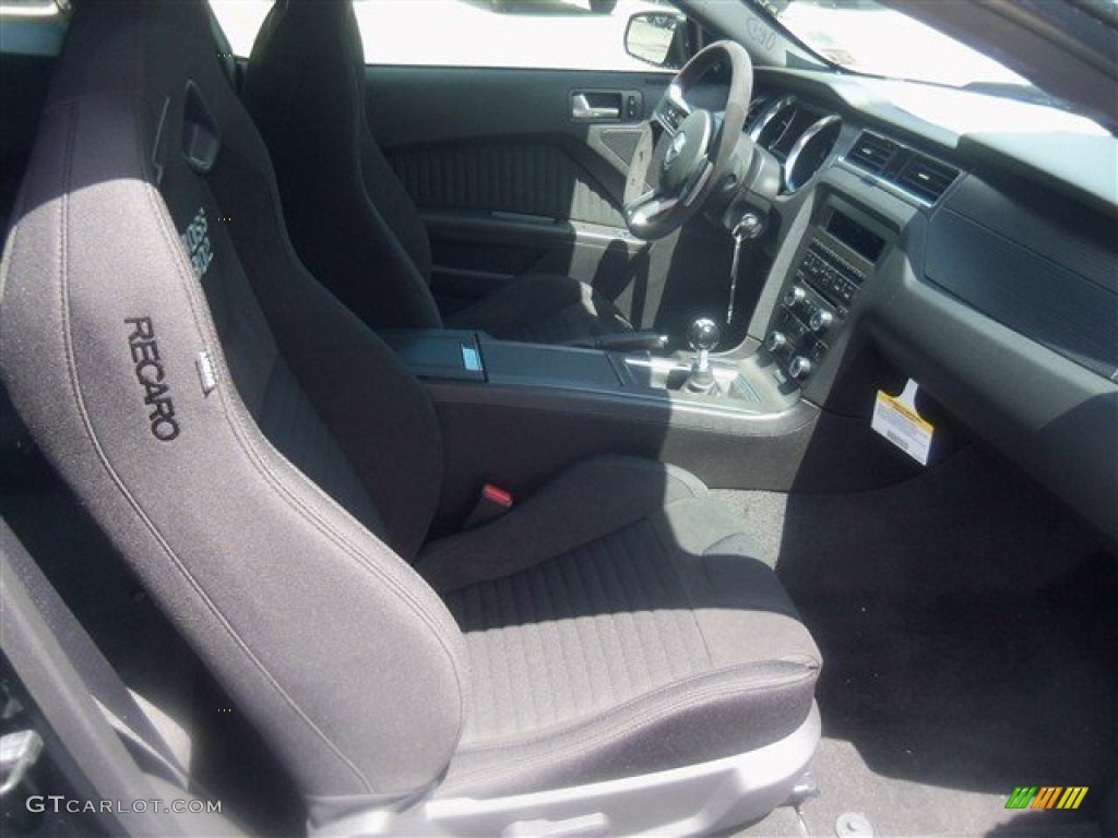 Charcoal Black/Recaro Sport Seats Interior 2013 Ford Mustang Boss 302 Laguna Seca Photo #68420570