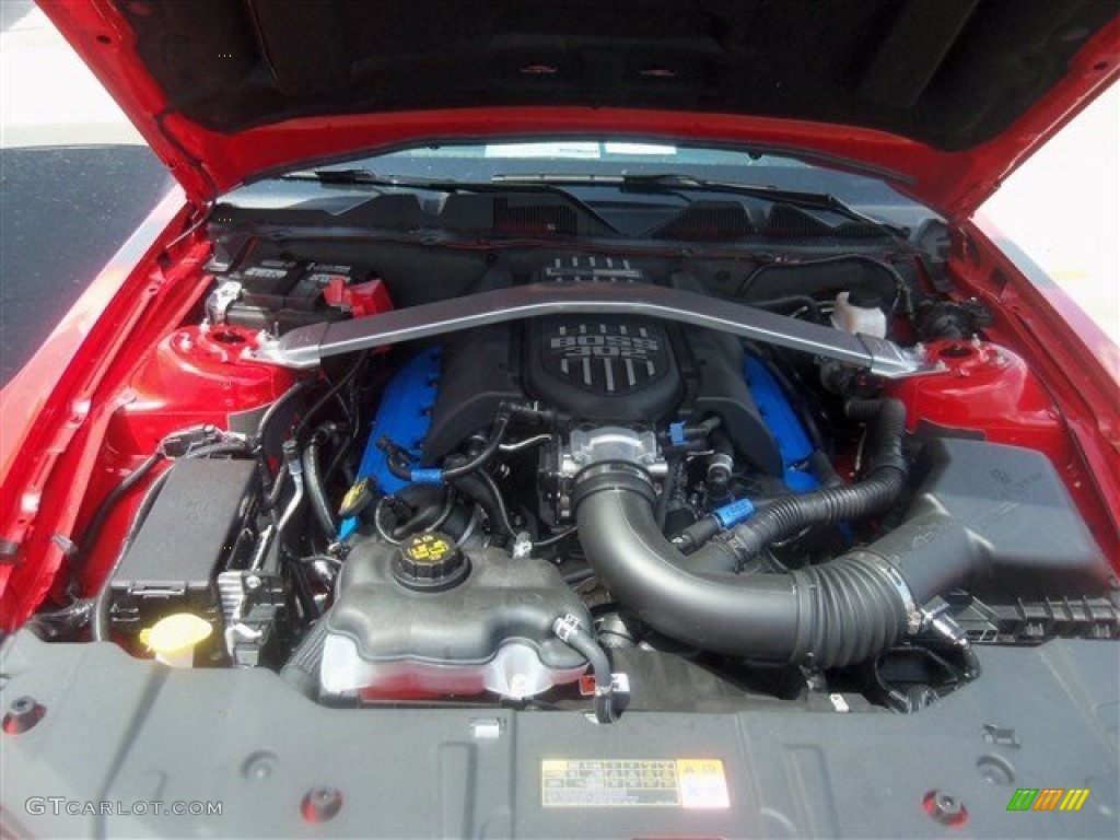 2013 Ford Mustang Boss 302 5.0 Liter 302 Hi-Po DOHC 32-Valve Ti-VCT V8 Engine Photo #68420834