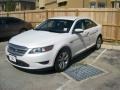 2012 White Platinum Tri-Coat Ford Taurus SEL  photo #4