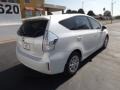 2012 Blizzard White Pearl Toyota Prius v Two Hybrid  photo #7