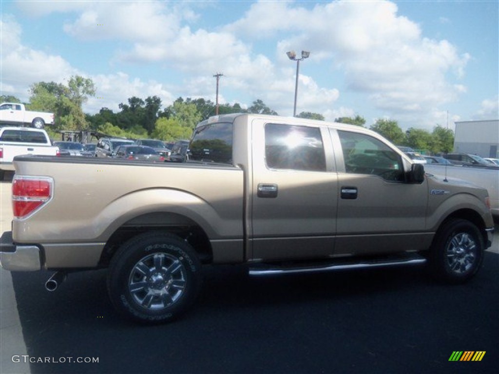 2012 F150 XLT SuperCrew - Pale Adobe Metallic / Pale Adobe photo #6