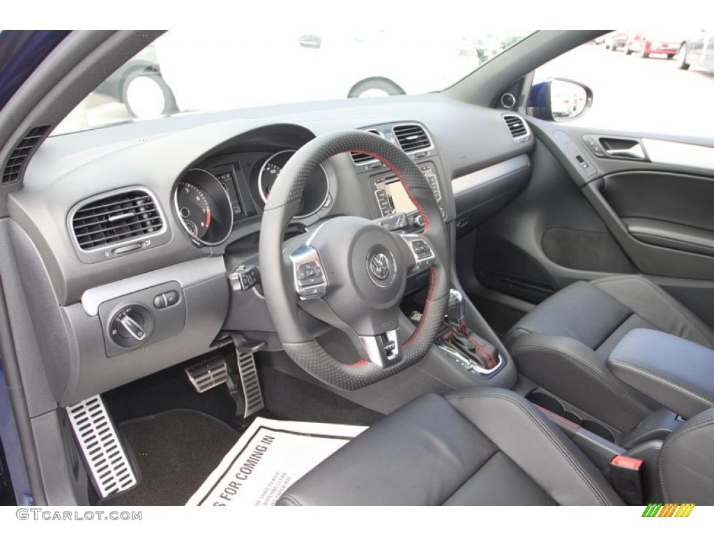 2013 GTI 4 Door Autobahn Edition - Shadow Blue Metallic / Titan Black photo #11