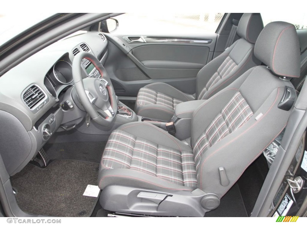 Interlagos Plaid Cloth Interior 2013 Volkswagen GTI 2 Door Photo #68422190
