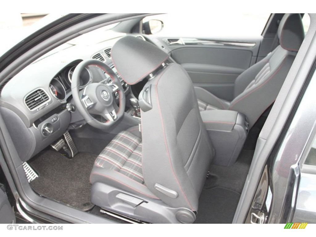 Interlagos Plaid Cloth Interior 2013 Volkswagen GTI 2 Door Photo #68422208