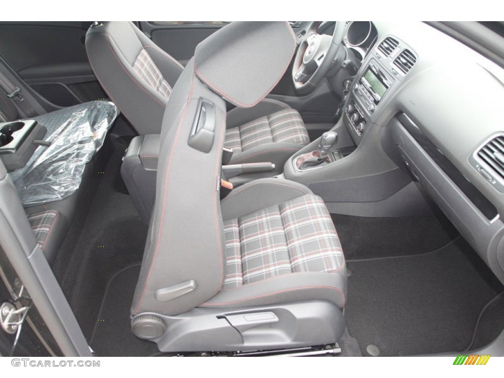 Interlagos Plaid Cloth Interior 2013 Volkswagen GTI 2 Door Photo #68422283