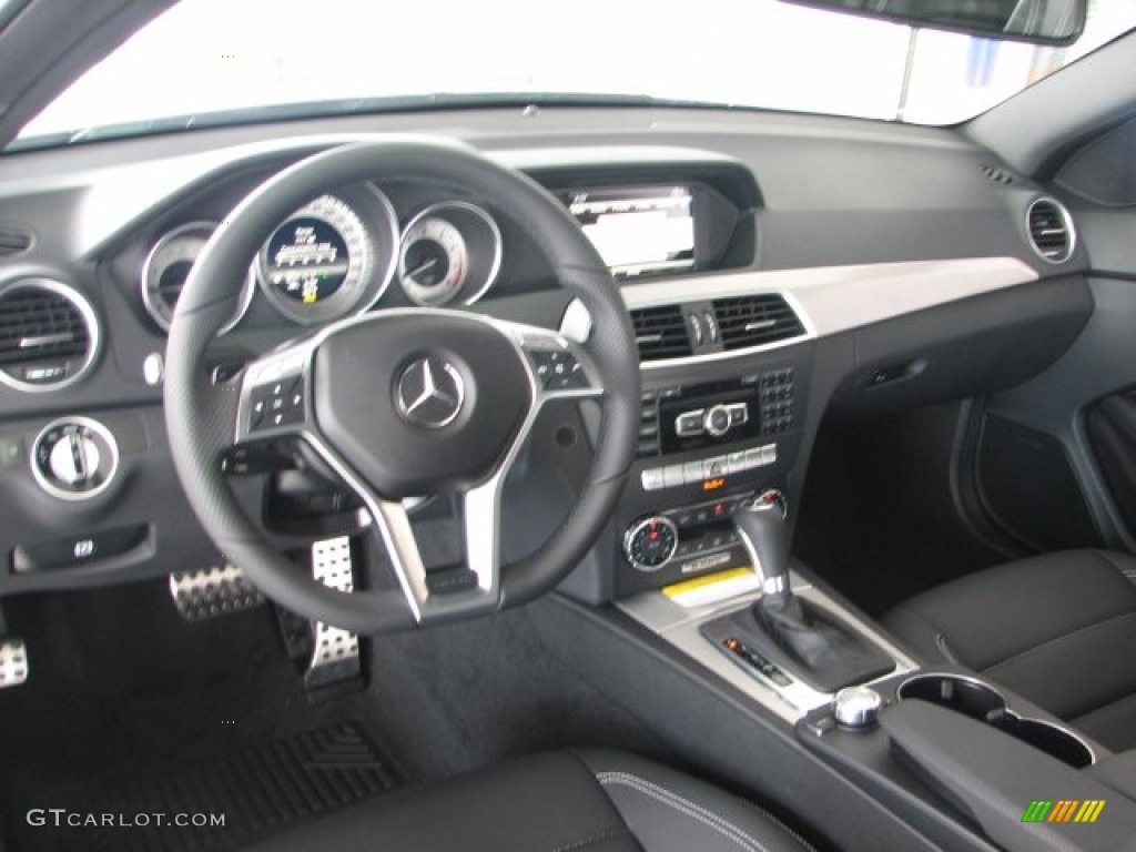2013 Mercedes-Benz C 350 4Matic Coupe Black Dashboard Photo #68423933