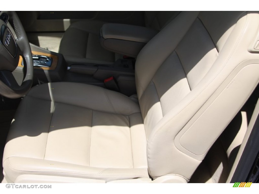 2008 A4 2.0T Cabriolet - Brilliant Black / Beige photo #10