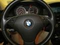 Cream Beige 2009 BMW 5 Series 528i Sedan Steering Wheel