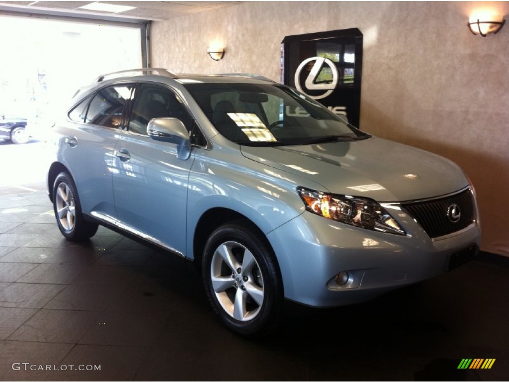 2011 RX 350 AWD - Cerulean Blue Metallic / Parchment photo #1