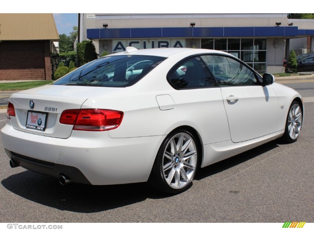 2010 3 Series 335i Coupe - Alpine White / Black photo #5