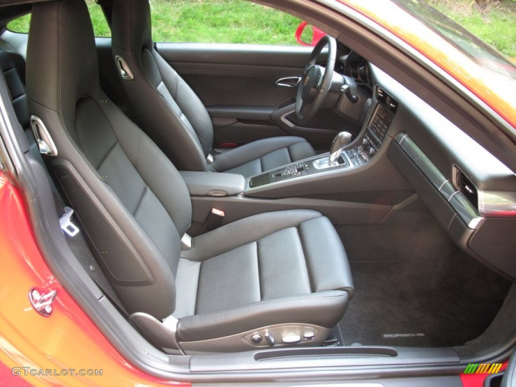 Black Interior 2012 Porsche New 911 Carrera S Coupe Photo #68426144